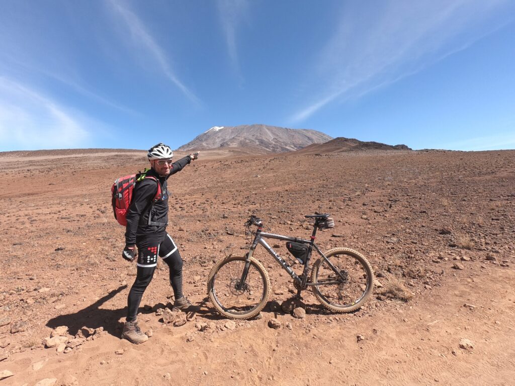Mountain biking Kilimanjaro